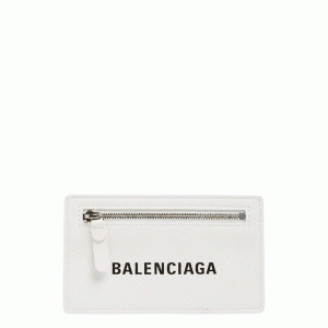 !!続々と登場!!高品質バレンシアガ BALENCIAGA レディース カードケース・名刺入れ Everyday Leather Card Case Blanc Optique/ Noir