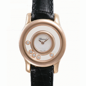 海外ファション時計ショパール 20/9177-5002 ハッピークラシック幅広く使える ホワイト